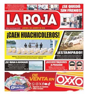 La Roja, Jueves 6 De Agosto De 2026