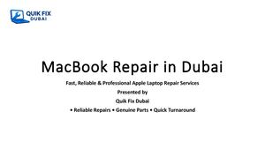 Mac Book Repair In Dubai Quik Fix Dubai