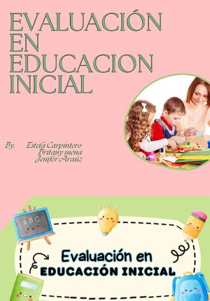Revista , Evaluación en educación inicial