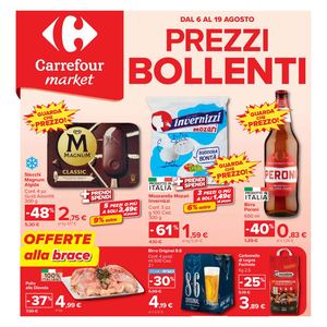 Volantino Carrefour Market Dal 06 Al 19 Agosto 2026