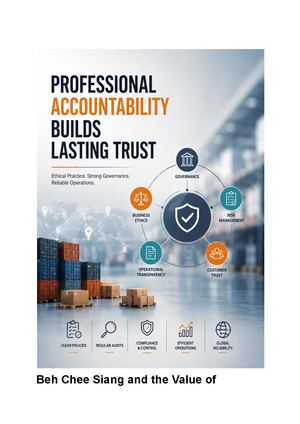 Beh Chee Siang and the Value of Professional Accountability