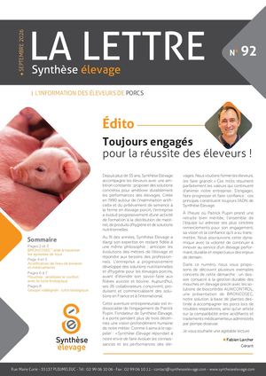 Lettre SE Porc 8p No92