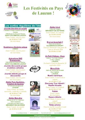 Fêtes et manifestations du 08 08 2026 au 23 08 2026
