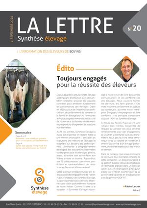 Lettre SE Bovin 4p No20