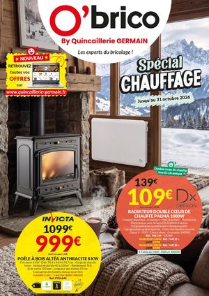 Catalogue Chauffage O'brico By Quincaillerie Germain 2026