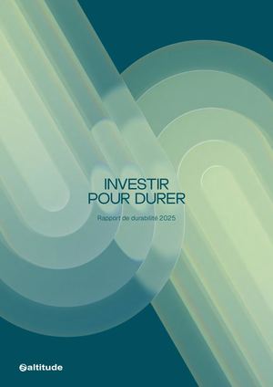 Rapport de Durabilité 2025 Groupe Altitude