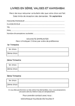 Coupon Series, Valises Et Kamishibai