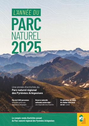 Rapport d'activités de l'année 2025 du PNR des Pyrénées Ariégeoises