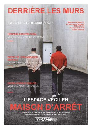 L'architecture Carcérale : L'espace vécu en maison d'arrêt