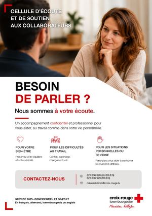 Flyer Cellule D'écoute Et De Soutien Aux Collaborateurs