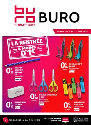 CATALOGUE BURO RÉUNION - LA RENTRÉE À -1€