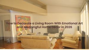 How to Decorate a Living Room With Emotional Art and Meaningful Home Décor in 2026