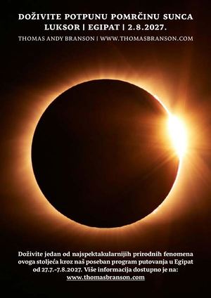 Doživite astronomski događaj stoljeća: Potpuna pomrčina Sunca u trajanju od 6 minuta i 22-23 sekunde