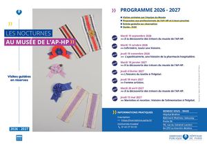 2026 27 Calendrier Nocturnes Musée