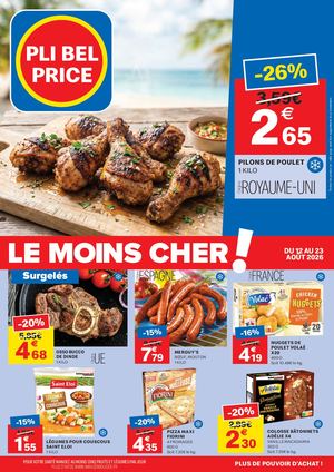 Pli Bel Price - Nos Promotions du 12 au 23 Août