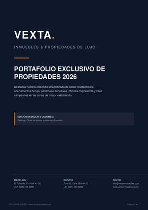 Vexta Inmuebles Catalogo