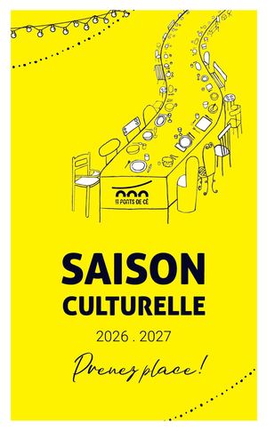Saison Culturelle Les Ponts-de-Cé 2026. 2027