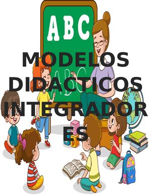 Modelos didácticos integradores