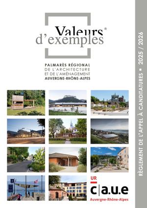 Règlement Edition 2025 2026 - Palmarès régional Valeurs d'exemples