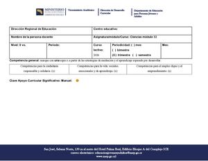 Plantilla Ejemplo Ciencias Secundaria Epja