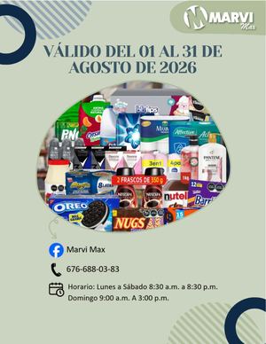 Especiales MARVI Max - Agosto 2026