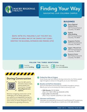 Handout | Campus Maps