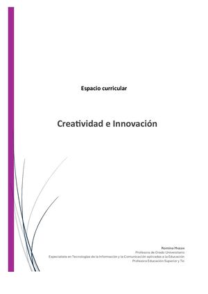 Creatividad e Innovación