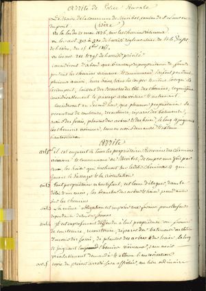 1858 - Délibérations