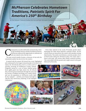 McPherson Celebrates Hometown Traditions, Patriotic Spirit For America's 250th Birthday