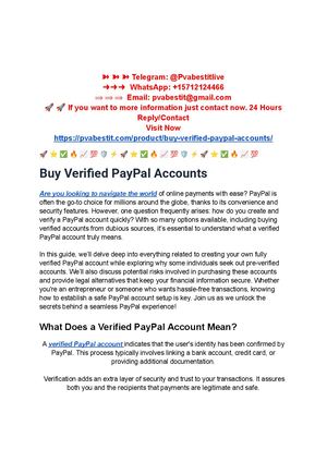 Top 699 Best Place For How To Create And Verify A Pay Pal Account Fast In (2026)