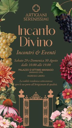 Programma Artigiani Serenissimi Incanto Divino 2026