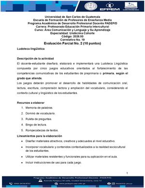 Parcial Ii Lenguaje