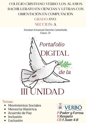 Portafolio Digital De La Lll Unidad