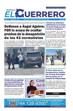 Viernes 7 de agosto del 2026