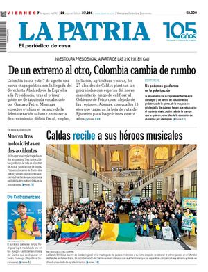 Portada 7 de agosto del 2026