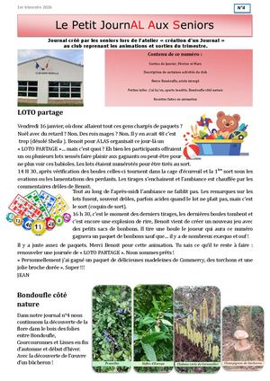 N°4 Le Petit Journ Al Aux Seniors N° Pdf 2