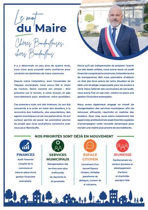 Le Mot Du Maire 1 - Août 2026
