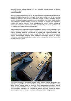 Factory Building Roof Tiles61