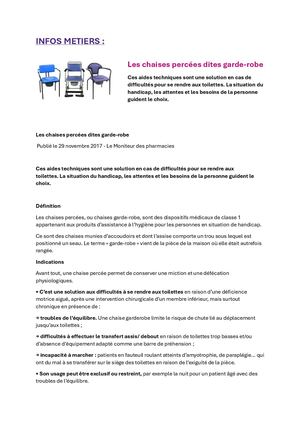S32 Les Chaises Percées Dites Garde Robe