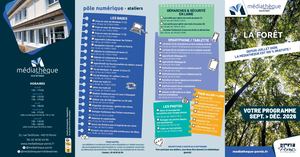 Programme Médiathèque Pornic sept.>dec.2026
