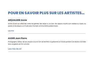 Biographies Encheres