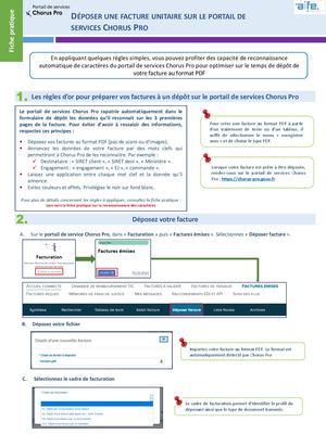 Déposer une facture sur Chorus Pro