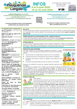 28 8 Et 9 Août 15 Et 16 Août 2026