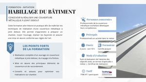 Formation Couverture métallique2026