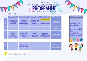 S6 Centre De Loisirs Programme Ok