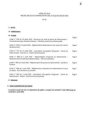 Recueil N° 43