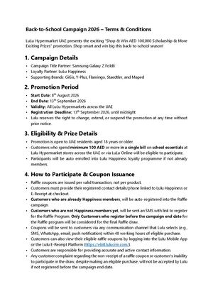 Back To School Raffle Campaign T&c (4)