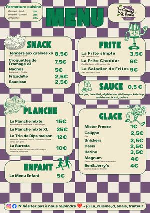 Carte Guinguette