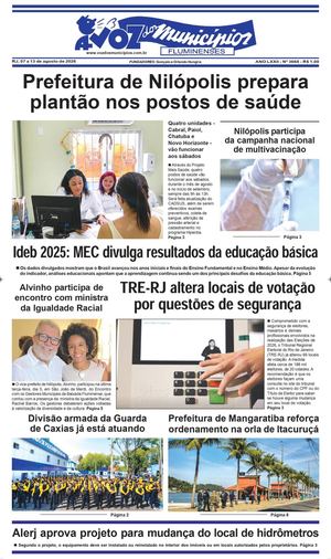 Edicao3668vozdosmunicipios, 07 a 13 de agosto de 2026