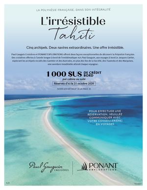 L'irrésistible Tahiti 2026